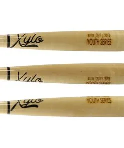 Classic Retro Xylo Bats Xylo Youth Series -10 Maple Wood Baseball Bat: X111 Natural Natural - BaseBall Bat Gear Shop