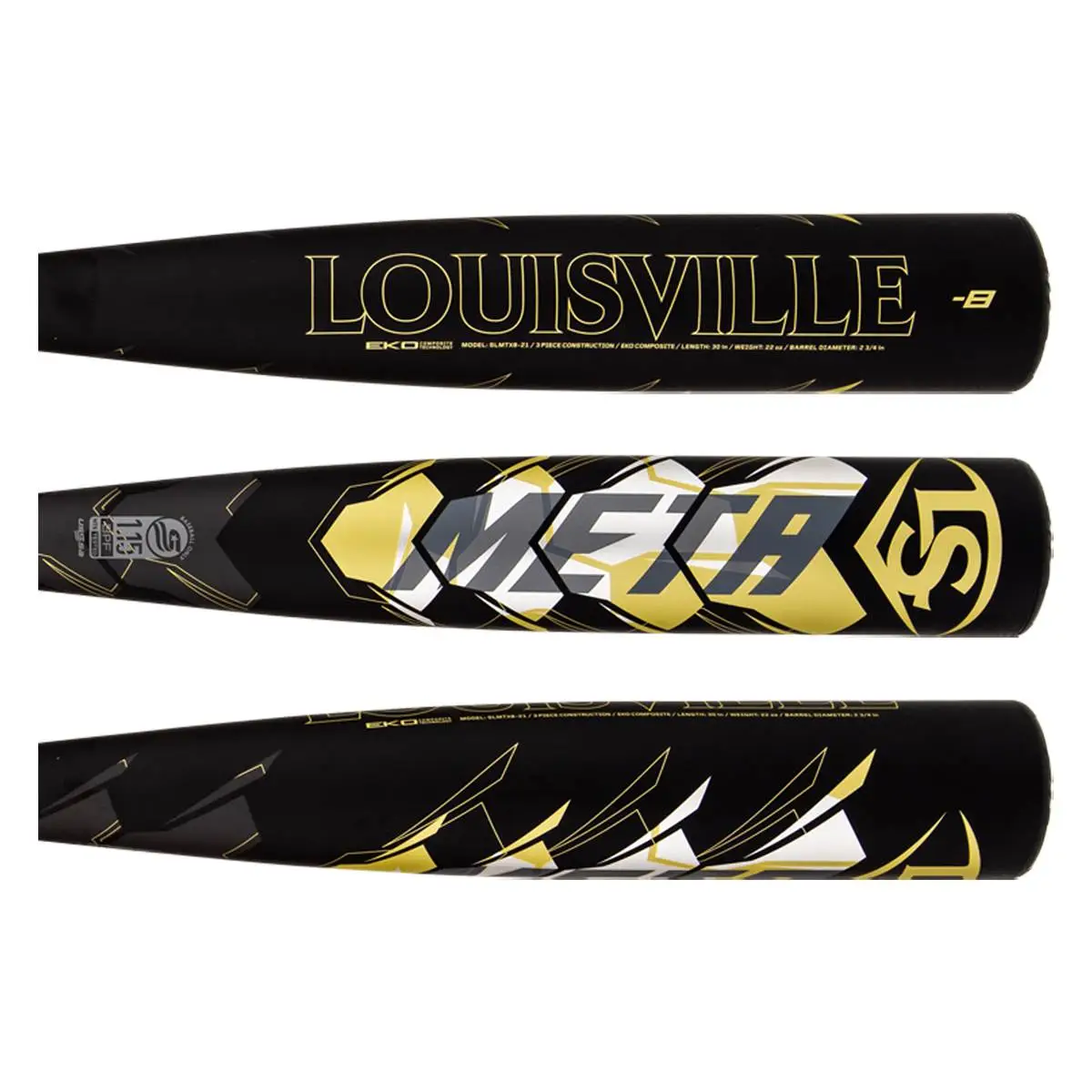 Buy Fashion And Surprise Gifts Louisville Slugger Meta -8 USSSA Baseball Bat: WBL2468010 Black, Gold In Baseballbatgear.shop 3 Buy Fashion And Surprise Gifts Louisville Slugger Meta -8 USSSA Baseball Bat: WBL2468010 Black, Gold In Baseballbatgear.shop - Image 3