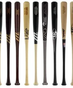 Washable JustBats Pick Your Pack - Youth Wood 3-Pack - Gold Natural, Black, Maroon, Grey, Silver, White, Brown, Gold For Reusable | BaseBall Bat Gear Shop