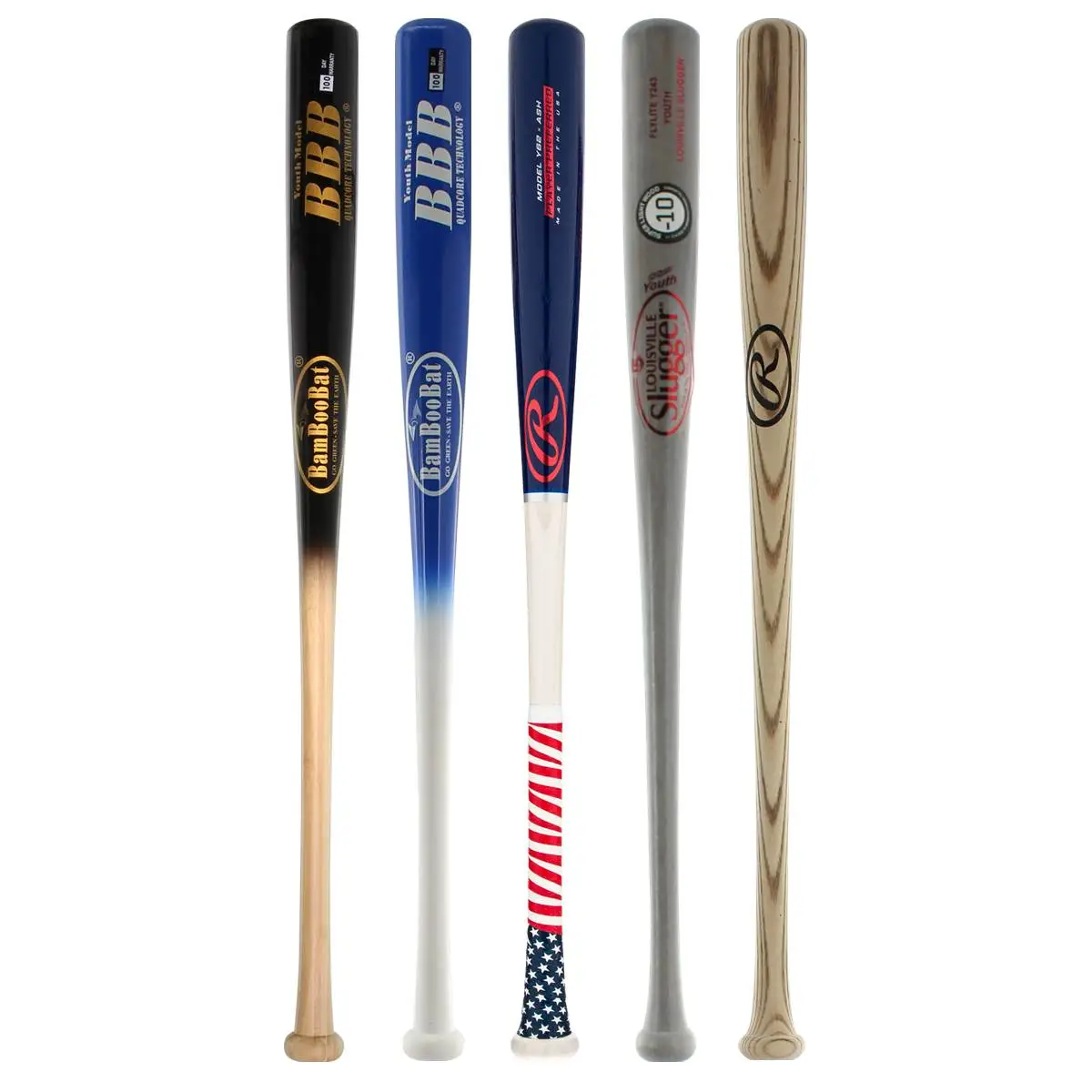 BaseBall Bat Gear Shop's Online JustBats Pick Your Pack - Youth Wood 3-Pack - Silver Grey, Black, White, Brown, Red, Blue, Natural Delivery 6 BaseBall Bat Gear Shop's Online JustBats Pick Your Pack - Youth Wood 3-Pack - Silver Grey, Black, White, Brown, Red, Blue, Natural Delivery - Image 6