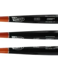 Durable And Easy To Clean Brett Bros. GOBON Wood Baseball Bat: GOBON271 Adult Black, Brown - Baseballbatgear.shop