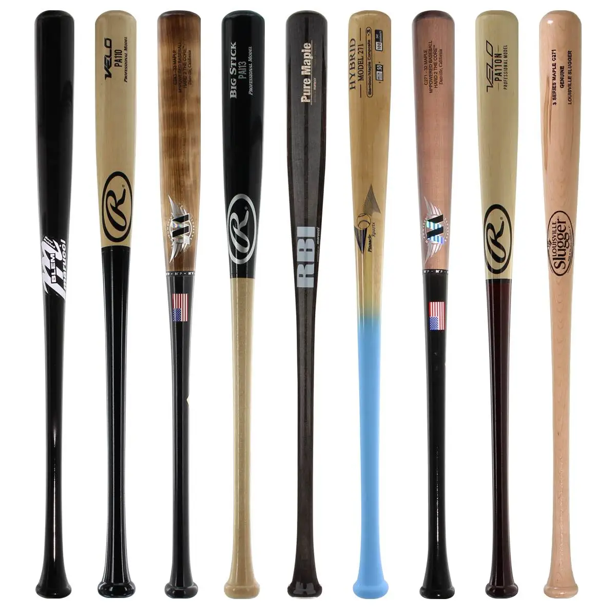Black Firday Satisfaction And Trustworthy Good Quality JustBats Pick Your Pack - Adult Wood 2-Pack - Gold Brown, Black, Grey, Natural, Gold, Blue, Red, Maroon, White, Navy, Green 8 Black Firday Satisfaction And Trustworthy Good Quality JustBats Pick Your Pack - Adult Wood 2-Pack - Gold Brown, Black, Grey, Natural, Gold, Blue, Red, Maroon, White, Navy, Green - Image 8