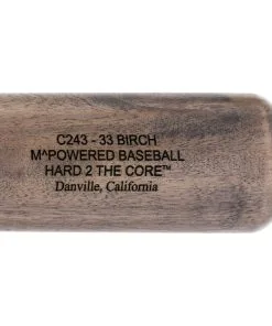 Easy Cleaning - M^Powered H2TC™ Pro Birch Wood Baseball Bat: H2TC243B Black, Grey - All Season - BaseBall Bat Gear Shop -Baseball Bats sales 2d7f 11 21 m powered h2tc pro birch wood baseball bat h2tc243b 35265 5 l