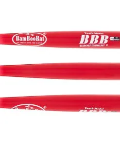 Baseballbatgear.shop | Buy Free Delivery BamBooBat Bamboo Wood Youth Baseball Bat: YHWBR100D White, Red Online At Low Price