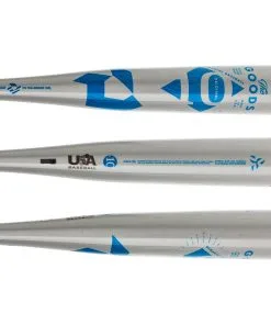 Best Online Shopping BaseBall Bat Gear Shop In 2021 - 2022 DeMarini The Goods ONE -10 USA Baseball Bat: WTDXUO222 Blue, Silver