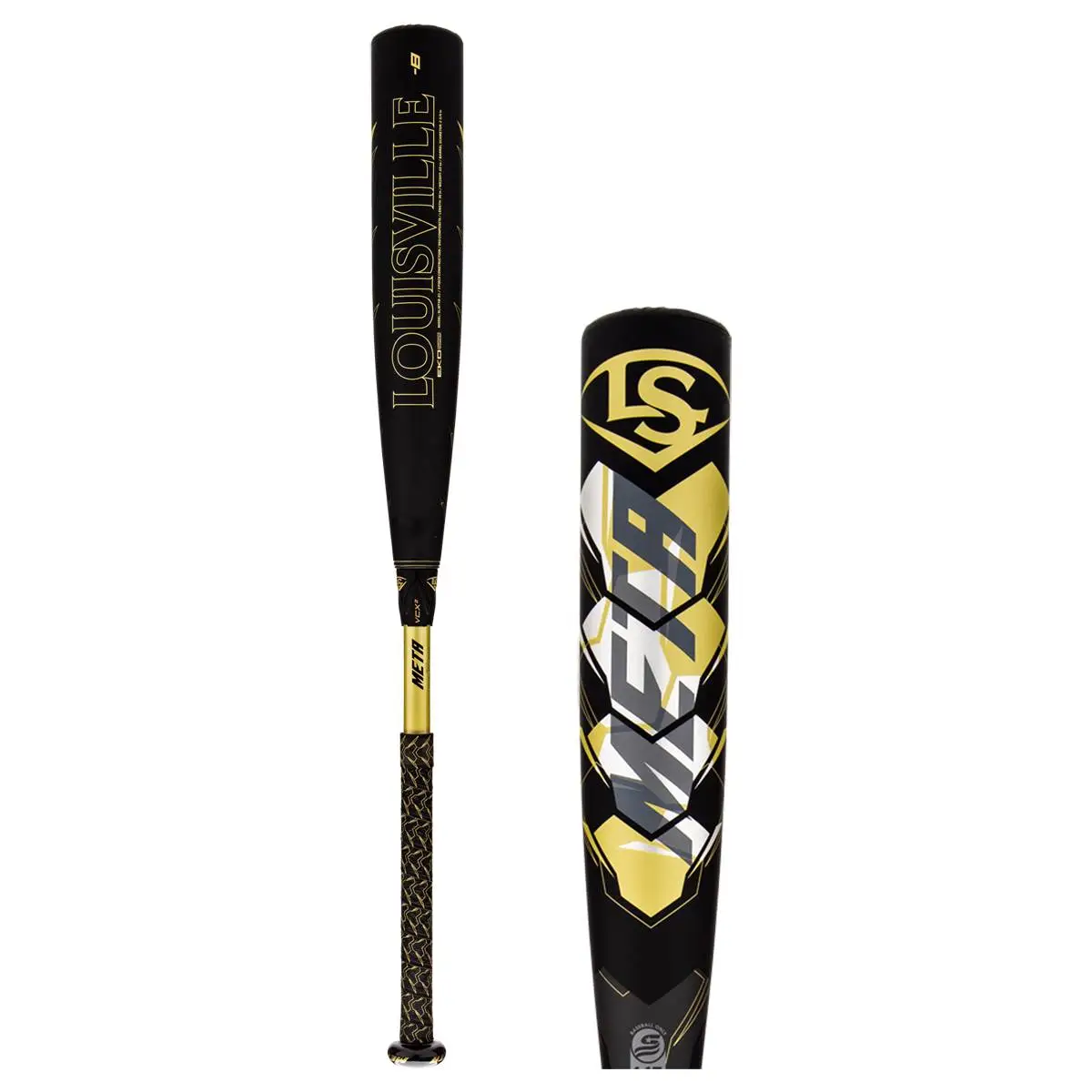 Buy Fashion And Surprise Gifts Louisville Slugger Meta -8 USSSA Baseball Bat: WBL2468010 Black, Gold In Baseballbatgear.shop 2 Buy Fashion And Surprise Gifts Louisville Slugger Meta -8 USSSA Baseball Bat: WBL2468010 Black, Gold In Baseballbatgear.shop - Image 2