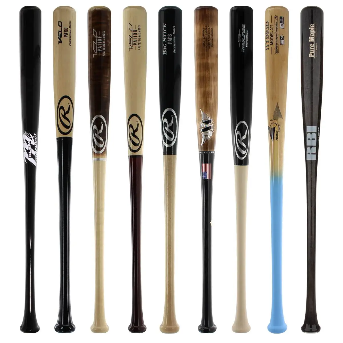 Black Firday Satisfaction And Trustworthy Good Quality JustBats Pick Your Pack - Adult Wood 2-Pack - Gold Brown, Black, Grey, Natural, Gold, Blue, Red, Maroon, White, Navy, Green 2 Black Firday Satisfaction And Trustworthy Good Quality JustBats Pick Your Pack - Adult Wood 2-Pack - Gold Brown, Black, Grey, Natural, Gold, Blue, Red, Maroon, White, Navy, Green - Image 2