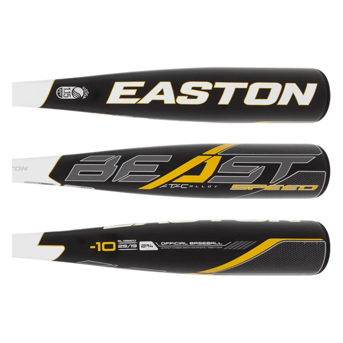Surprise Gifts Easton Beast Speed -10 USSSA Baseball Bat: SL19BS10 Black, White, Gold From Baseballbatgear.shop 1 Surprise Gifts Easton Beast Speed -10 USSSA Baseball Bat: SL19BS10 Black, White, Gold From Baseballbatgear.shop