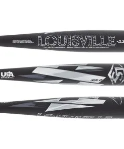 Durable And Easy To Clean 2022 Louisville Slugger Solo -11 USA Baseball Bat: WBL2537010 Black, Grey, Silver - Baseballbatgear.shop