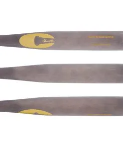 Classical Style Chandler Pro YC52 Youth Maple Wood Baseball Bat: YC52JR Grey, Gold - From BaseBall Bat Gear Shop