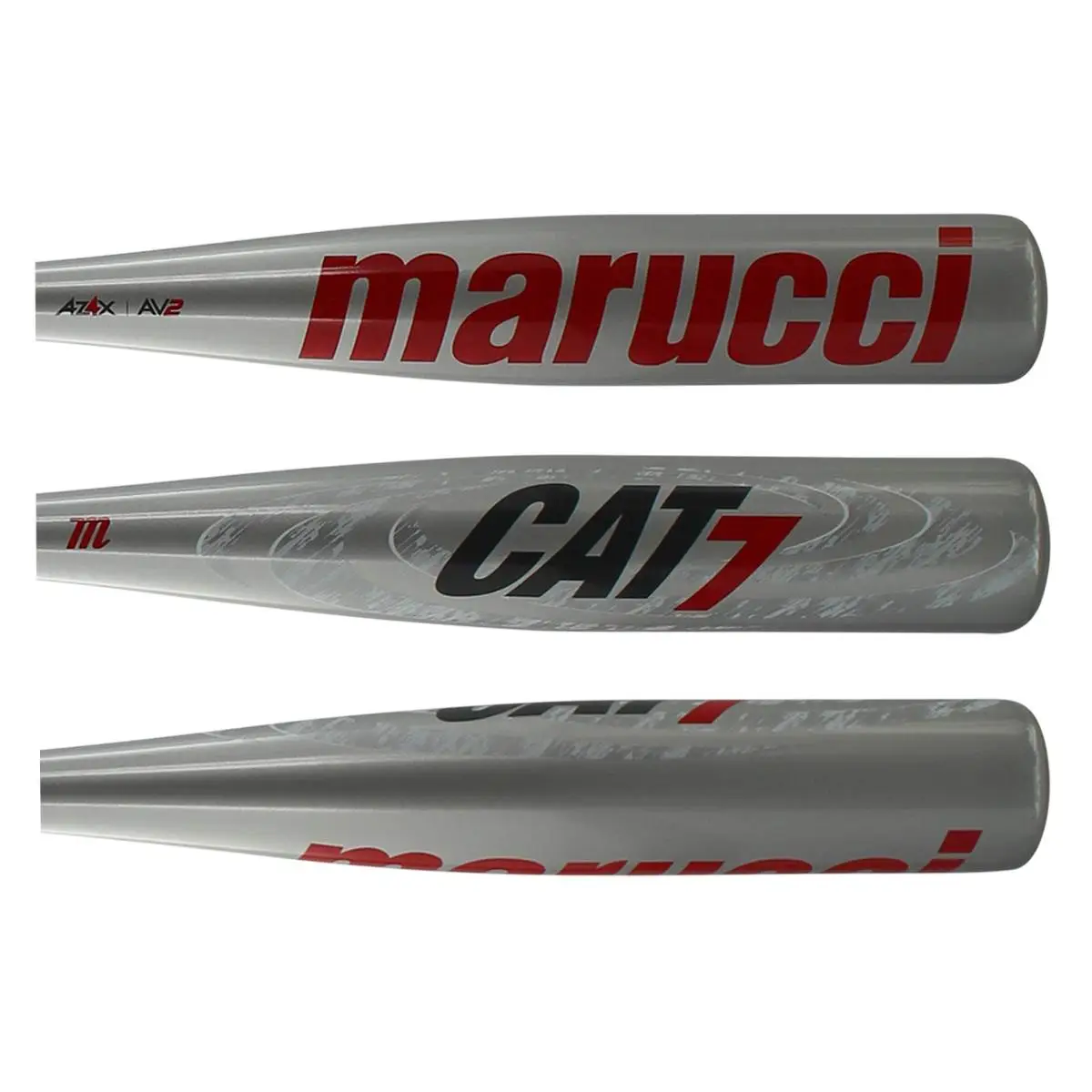 Anti-slip Texture Marucci CAT7 Silver -5 USSSA Baseball Bat: MSBC725S Silver For Sale On Baseballbatgear.shop 3 Anti-slip Texture Marucci CAT7 Silver -5 USSSA Baseball Bat: MSBC725S Silver For Sale On Baseballbatgear.shop - Image 3
