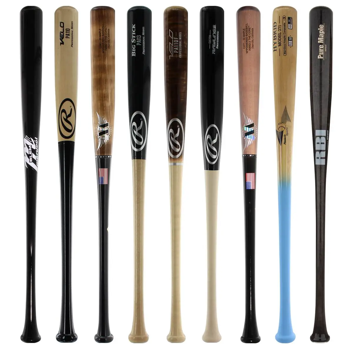 Black Firday Satisfaction And Trustworthy Good Quality JustBats Pick Your Pack - Adult Wood 2-Pack - Gold Brown, Black, Grey, Natural, Gold, Blue, Red, Maroon, White, Navy, Green 5 Black Firday Satisfaction And Trustworthy Good Quality JustBats Pick Your Pack - Adult Wood 2-Pack - Gold Brown, Black, Grey, Natural, Gold, Blue, Red, Maroon, White, Navy, Green - Image 5