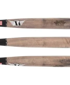 Easy Cleaning - M^Powered H2TC™ Pro Birch Wood Baseball Bat: H2TC243B Black, Grey - All Season - BaseBall Bat Gear Shop
