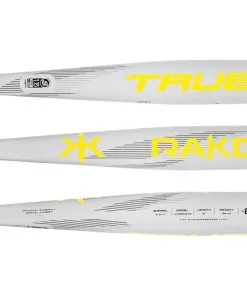 2021 Best Selling Hot 2022 TRUE TEMPER RAKE -8 USSSA Baseball Bat: UT22RKEX8 Silver, Yellow On BaseBall Bat Gear Shop