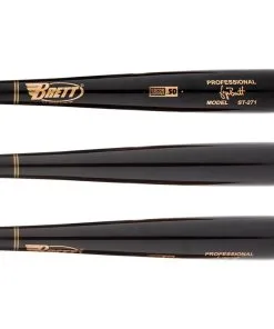 Brett Bros. Maple/Ash Wood Baseball Bat: ST271 Adult Black, Gold Shop 2021 Fashion Baseballbatgear.shop