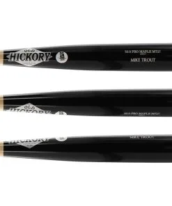 The Perfect Gift Old Hickory Bat Co. Mike Trout Maple Wood Baseball Bat: MT27M Adult Black, Natural For Any Occasion