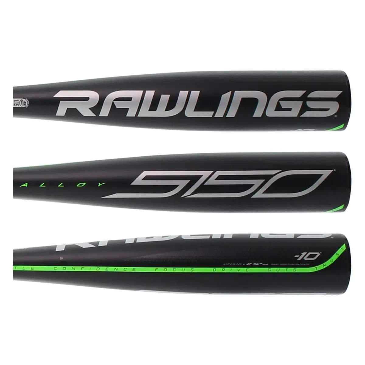 Rawlings 5150 -10 USSSA Baseball Bat: UT1510 Black, Green. Trade Platform Buyers Provided By BaseBall Bat Gear Shop 1 Rawlings 5150 -10 USSSA Baseball Bat: UT1510 Black, Green. Trade Platform Buyers Provided By BaseBall Bat Gear Shop