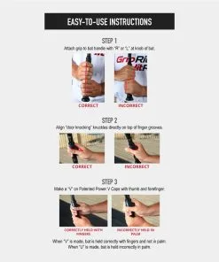 GripRite HitRite Baseball Bat Grip -Baseball Bats sales PGI GRP 7