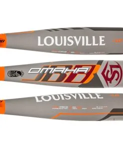 Louisville Slugger Omaha -10 Junior Big Barrel Baseball Bat: WTLSLO5J1020 Grey, Orange Quality And Evaluation Are Very Good - BaseBall Bat Gear Shop