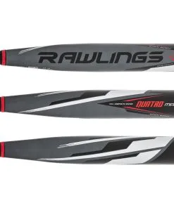 The 2022 Rawlings Quatro Pro MAX BBCOR Baseball Bat: BB2QM3 Black, Grey, Red Easily Washable,super Durable - BaseBall Bat Gear Shop