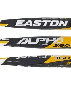 Small Classic Easton Alpha 360 BBCOR Baseball Bat: BB20AL Gold, Grey, White - Baseballbatgear.shop