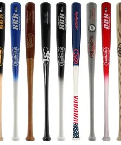BaseBall Bat Gear Shop's Online JustBats Pick Your Pack - Youth Wood 3-Pack - Silver Grey, Black, White, Brown, Red, Blue, Natural Delivery