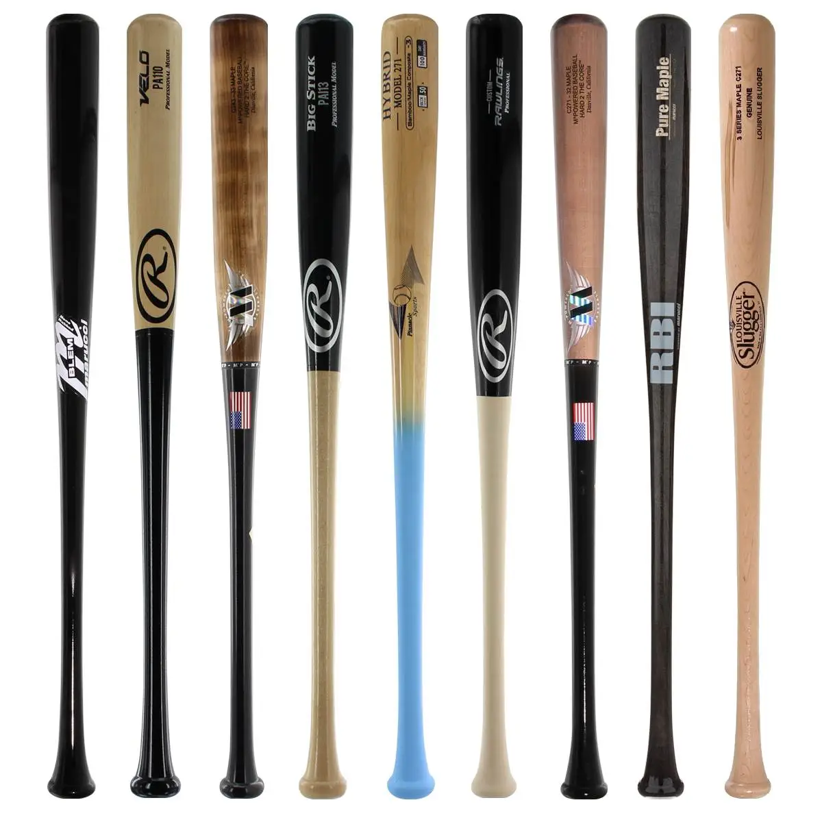 Black Firday Satisfaction And Trustworthy Good Quality JustBats Pick Your Pack - Adult Wood 2-Pack - Gold Brown, Black, Grey, Natural, Gold, Blue, Red, Maroon, White, Navy, Green 6 Black Firday Satisfaction And Trustworthy Good Quality JustBats Pick Your Pack - Adult Wood 2-Pack - Gold Brown, Black, Grey, Natural, Gold, Blue, Red, Maroon, White, Navy, Green - Image 6