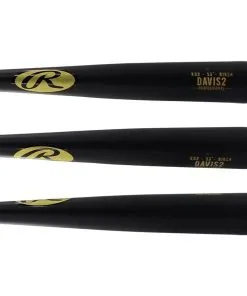 Best Cheap Rawlings Pro Label Khris Davis Birch Wood Baseball Bat: KD2PL Black On Sale Baseballbatgear.shop