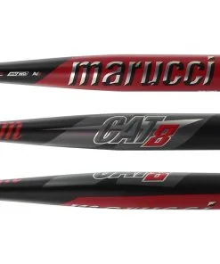 Assorted Marucci CAT8 Black BBCOR Baseball Bat: MCBC8CB Black, Red Styles Adds A Stylistic Touch