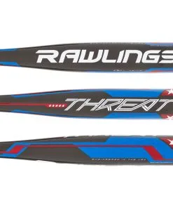 Best Cheap 2022 Rawlings Threat -12 USA Baseball Bat: US1T12 Blue, Grey, Red