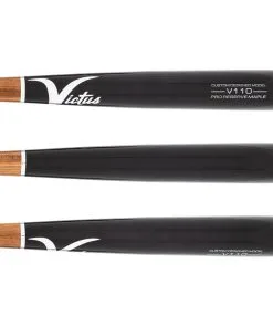This Is An Ideal Gift For Family And Friend - Cheap Victus Pro Reserve V110 Maple Wood Baseball Bat: VRWMV110-TAR/BK Black, Natural