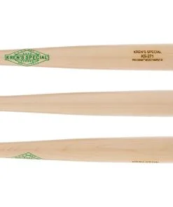 Kren Bat Co Kren Special Series 271 Maple Wood Baseball Bat: KS271M Green, Natural Shop More Styles At BaseBall Bat Gear Shop